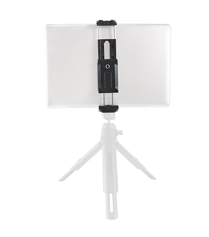 FEICHAO Plastic Mobile Phone Clip Clamp Bracket Holder Stand Support Retractable Mount with Cold Shose Dual UNC1/4 Screw Hole