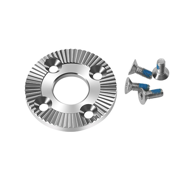 FEICHAO Stainless Steel Arri Rosette Mount Adapter Gear with 12mm Un-Threaded Thru Hole for Handle Grip DSLR Camera Accessories
