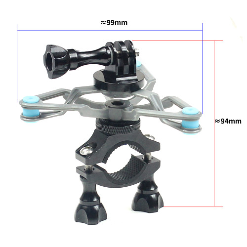 BGNING Bike Mount triangle adapter bracket shock absorber for GoPro7/8/max GoPro full range AKASO EK7000 4K