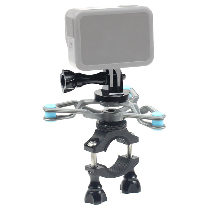 BGNING Bike Mount triangle adapter bracket shock absorber for GoPro7/8/max GoPro full range AKASO EK7000 4K