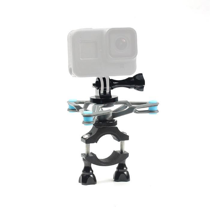BGNING Bike Mount triangle adapter bracket shock absorber for GoPro7/8/max GoPro full range AKASO EK7000 4K