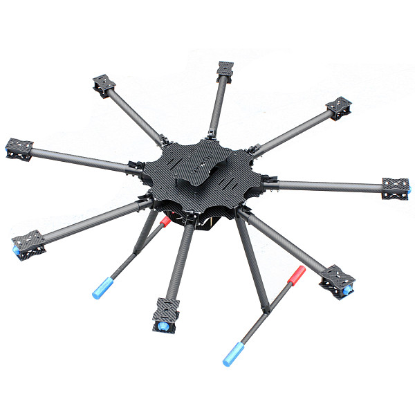 QWinOut T1050 8-Axle FPV Drone Frame Kit 10505mm Umbrella Foldable Octcopter Camera Drone Rack Unassembled Carbon Fiber Airframe for Aerial Photography/Agriculture Spraying for DIY RC Drone 