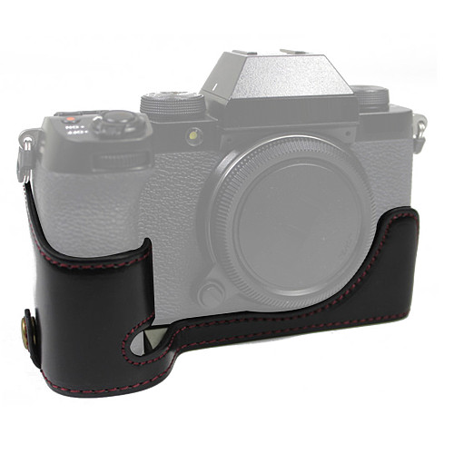 BGNING Half Protective Case Camera Bag Leather Case Half Set Base for Fuji XS10 Micro-single Camera
