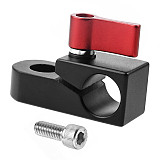 FEICHAO 15mm Rod Rail Systems Clamp Mount Adapter for Top Handle Grip DSLR Camera Cage Rig Handle Screw Extension Cheese
