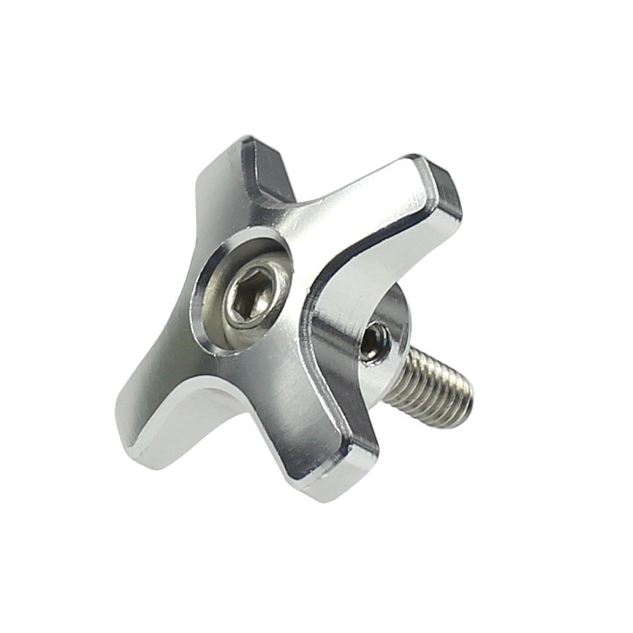 BGNing CNC 304 Stainless Steel Screw with Aluminum Alloy Body M6 Torx Thumb Screws Kit Red/Silver