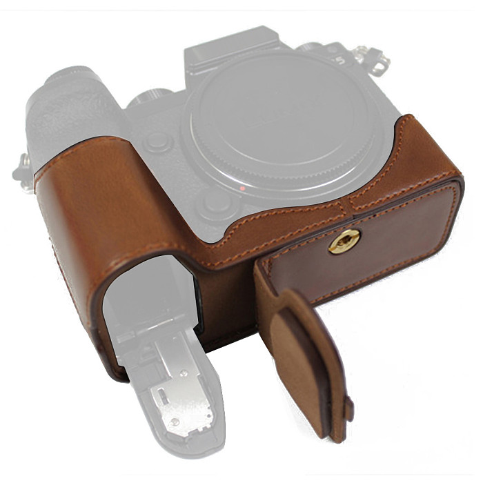 BGNING Half Protective Case Camera Bag Leather Case Half Set Base for Panasonic S5 Micro Single Camera ​