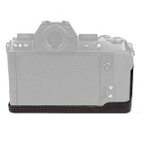 BGNING Half Protective Case Camera Bag Leather Case Half Set Base for Fuji XS10 Micro-single Camera
