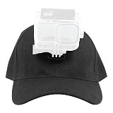 FEICHAO Sports Cap Sports Camera Cap Visor Cap ​w/ Camera Mounting Bracket Outdoor Riding Ski Accessories for Gopro Sports Camera for XIAOYI