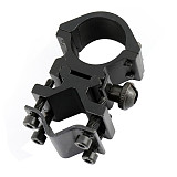 BGNING Universal Metal 25mm Ring 20mm Rail Mount Tactical Flashlight Clip Holder Torch Clamp Bracket for Hunting Shooting Accessories