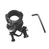 BGNING Universal Metal 25mm Ring 20mm Rail Mount Tactical Flashlight Clip Holder Torch Clamp Bracket for Hunting Shooting Accessories