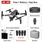 FEICHAO L109 Pro  Drone GPS HD 4K Camera 2-Axis Anti-Shake Stable Gimbal Camera 5G WIFI FPV Brushless Motor RC Quadcopter Helicopter