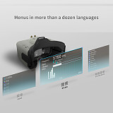 SKYZONE CobraSkyzone Cobra X V2 5.8GHz FPV Goggles w/ SteadyView Receiver S RapidMix Receiver Head Tracker DVR Goggles for FPV Racing RC Drone