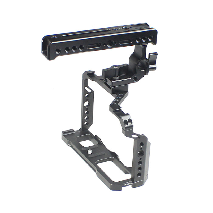 FEICHAO BTL-FT4 Aluminum Alloy XT4 Camera Cage​ Camera Case Frame Grip Light Filling Lamp Multi-function Top Handle for Fuji XT4