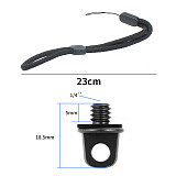 FEICHAO Aluminum Alloy Hand-tightening Screw Lanyard Screw Camera ​Ring Screw for Selfie Stick Handle Camera Cage Sports Camera for Sony for ​Fuji for ​SLR