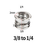 BGNing 1/4  to 3/8  5/8  to 3/8  Male to Female Thread Screw Mount Adapter Tripod Plate Screw Plate Screw Mount for SLR Camera