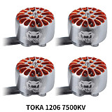 DIATONE 1pc/4pcs Mamba Toka 1206 Series Racing Brushless Motor 2450/3600/4500/6000/7500KV 9mm/M2 suit for 2in-3inch Propellers FPV Drone