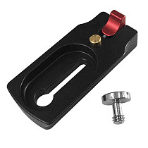 BGNing Aluminum Alloy Camera Quick Release Plate for Ronin Handheld Gimbal Mounting Plate Photography Equipment Accessories