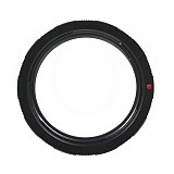BGNing 52 55 58mm filter thread Macro mount reverse adapter ring for Nikon AI/OM/for Canon EOS/for Pentax PK SLR camera mount
