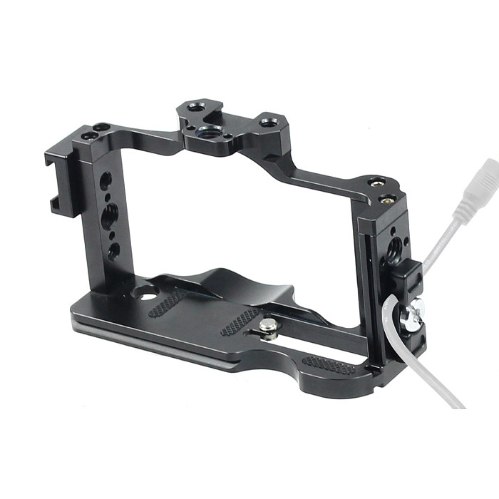 FEICHAO BTL-SN-ZV1 CNC DSLR Camera Cage Cold Shoe with Handle Grip Handle Screw Compatible for Sony ZV1 Rig Vlog Microphone LED Light Tripod 