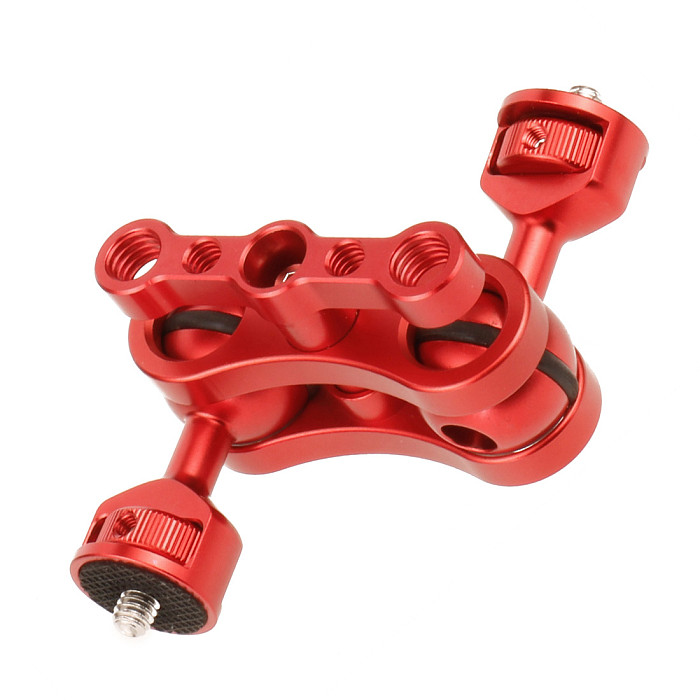 FEICAHO Multi-function Dual Ball Magic Arm Mount Adapter 360 Degree Rotation for Led Fill Light Mini Slr Camera Accessories Monitor Bracket 