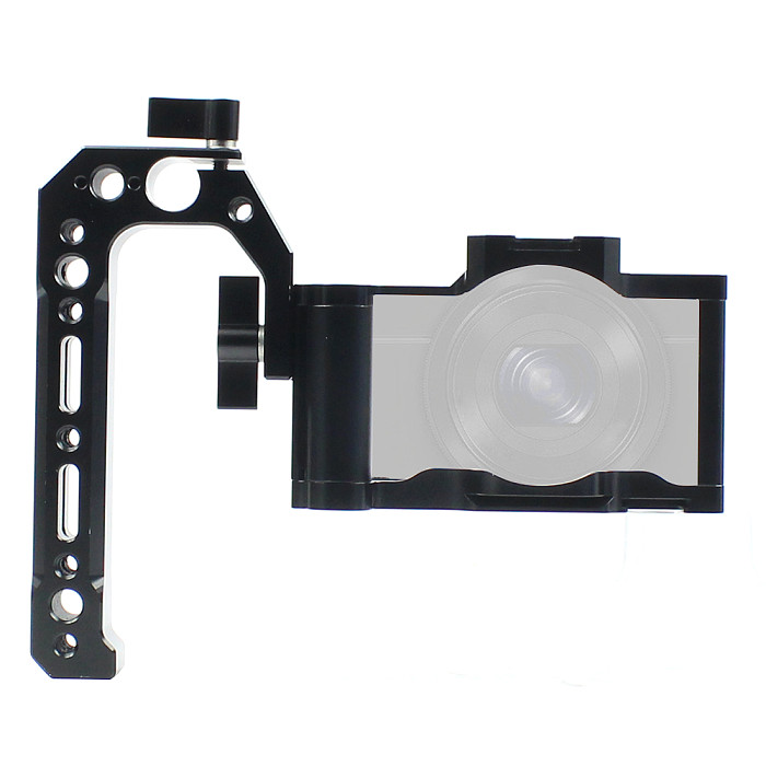 FEICHAO BTL-SN-ZV1 CNC DSLR Camera Cage Cold Shoe with Handle Grip Handle Screw Compatible for Sony ZV1 Rig Vlog Microphone LED Light Tripod 