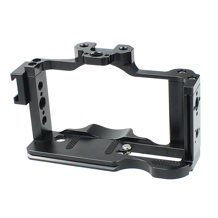 FEICHAO BTL-SN-ZV1 CNC DSLR Camera Cage Cold Shoe with Handle Grip Handle Screw Compatible for Sony ZV1 Rig Vlog Microphone LED Light Tripod 