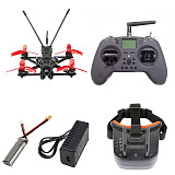 FEICHAO F115 FPV Racing Indoor DIY Drone Kit F411 20A AIO 2S-5S BLHELI_ S Flight Controller 1204 5000kv Motor FLYSKY/ T-LITE Remote Controller