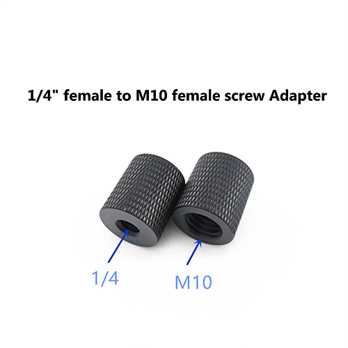 BGNING 1/4  female to M10 female Thread screw Adapter Converter for SLR Tripod Gimbal Camera Stand Bracket