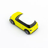 TURBO 1:76 Scale Ultra-small Remote Control Car Sand Table Racing Car 75mAh Battery Type-c Charging Port Toy Car