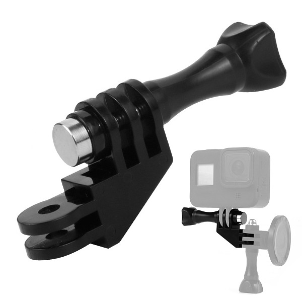 BGNing Plastic 90 Degree Direction Adapter Elbow Mount with Thumb Screw Kit for GoPro13 Max 9 8 7 6 5 SJCAM Xiaoyi Action Camera