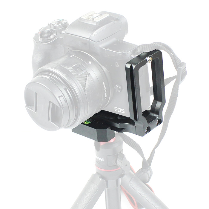 FEICHAO Universal L Shape Plate Adapter 3/8  to 1/4  Screw Nut Level for Canon 5D Mark II 600D Nikon 550D DSLR Tripod Ball Head QR Board