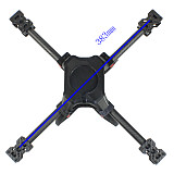 FEICHAO H383 383mm Carbon Fiber Frame with 3D Printing Canopy for 920-1400kv Motor 9inch Propeller FPV Racing Drone Spare Parts