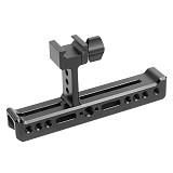 Top Side Cheese Handle Grip NATO Rail Handgrip Arri 1/4  Cold Shoe Mount for Balance Adjustable Camera Cage Rig Monitor Lights