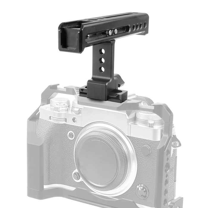 Top Side Cheese Handle Grip NATO Rail Handgrip Arri 1/4  Cold Shoe Mount for Balance Adjustable Camera Cage Rig Monitor Lights