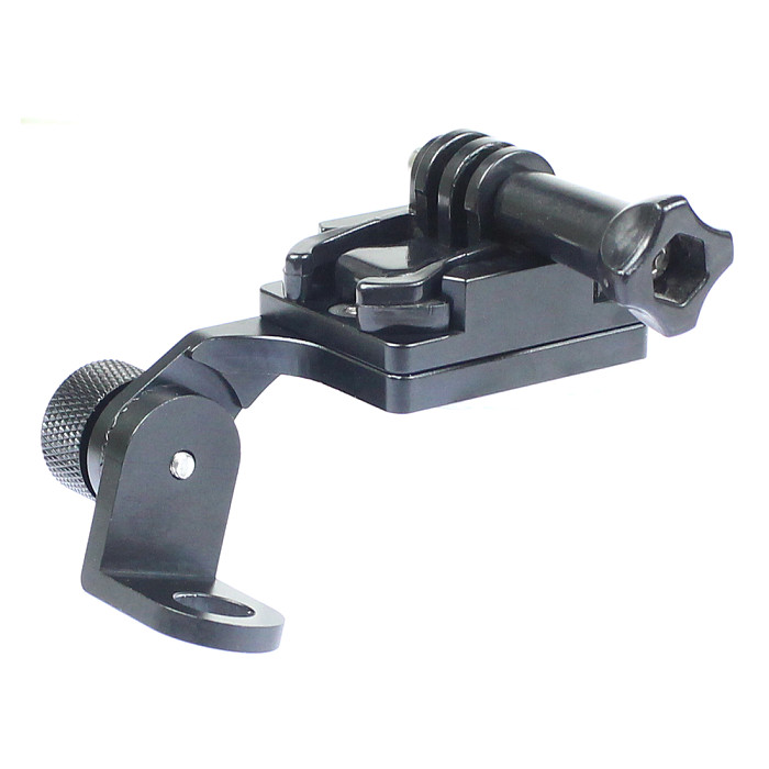 FEICHAO Aluminum Alloy Motorcycle Rearview Mirror Mount Bracket Holder with movable base for Insta360 ONE R/ GOPRO9/8/MAX/ DJI Osmo Action Camera Accessories