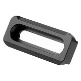 FEICHAO Aluminum Alloy CNC Universal Handle Slide Slider Standard Dovetail Slot 48mm Side Slide Rail Positioning 1/4 Screw for Camera Cage Protective Case Sports Camera