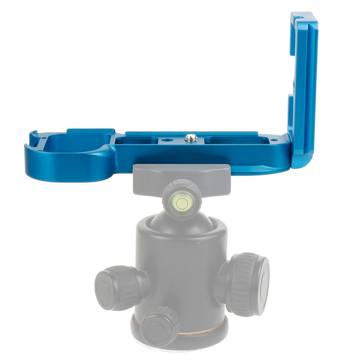 FEICHAO LB-A7 Aluminum Alloy Hand Grip Quick Release Plate Vertical Clapper with 1/4 Screw Hole  for Tripod Head A7 A7R S Camera