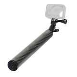 FEICHAO Carbon Fiber Buoyancy Floating Arm Handheld Selfie Stick with 1/4  Screw Hole for Insta360 ONE R for GOPRO 9 /8 /MAX