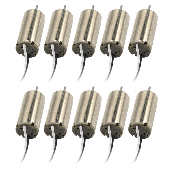 FEICHAO 10pcs 714 Micro Motor DC High Speed Motor Diy Production for Airplane Model Toy Propeller Motor