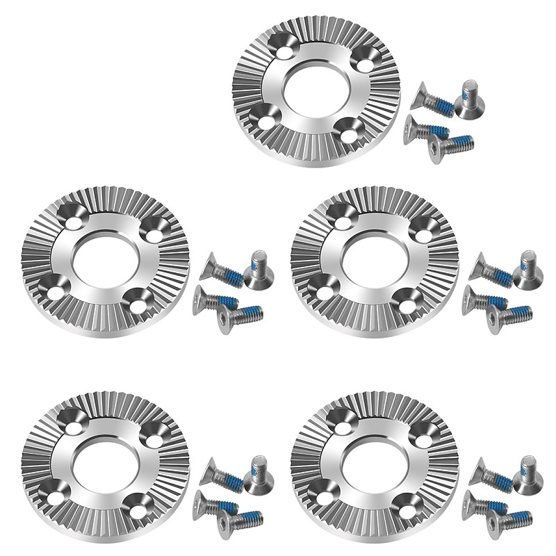 Stainless Steel Arri Rosette Mount Adapter Gear with 12mm Un-Threaded Thru Hole for Handle Grip DSLR Camera Accessories
