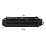 5PCS/lot Aluminum Alloy 65mm Camera Rails Slider System Camera Holder Bracket w 3/8 Hole 1/4 Screw for SLR Cameras Accessories