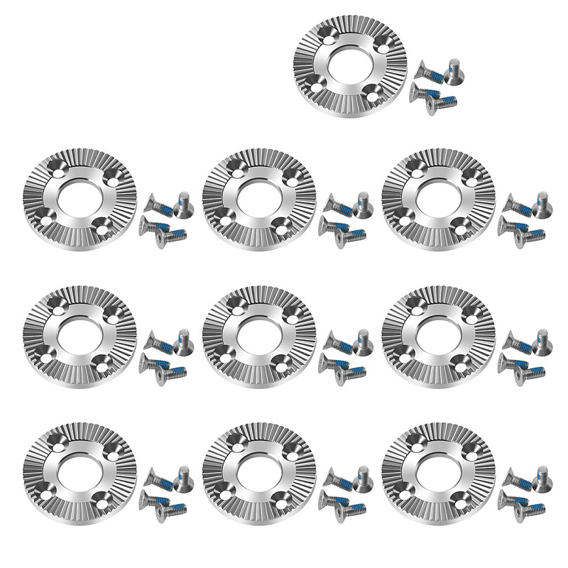 Stainless Steel Arri Rosette Mount Adapter Gear with 12mm Un-Threaded Thru Hole for Handle Grip DSLR Camera Accessories