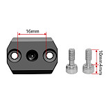 5PCS/lot Monitor Mounting Plate with 1/4 Threaded Hole Gimbal Extension Mount for DJI Ronin S/SC Handheld Gimbal Accessories