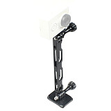 BGNing Aluminium Selfie Extension Arm Lengthened Rod Black Bracket Kit for Gopro Max insta360 One R X for DJI Osmo Action Camera