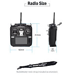 RadioMaster TX16S MAX 2.4G 16CH Hall Sensor Gimbals Multi-protocol RF System OpenTX Mode2 Transmitter with CNC and Leather for RC Drone