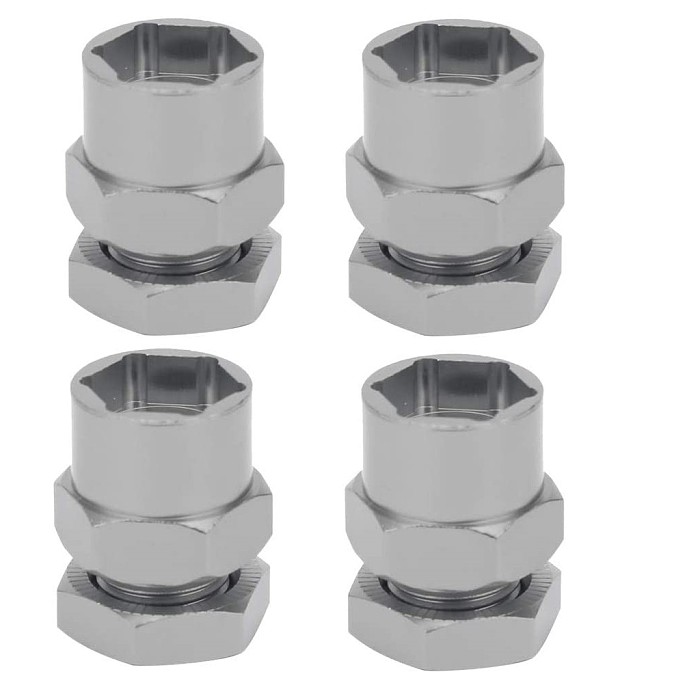 FEICHAO 4PCS/lot 12mm to 17mm Wheel Hex Conversion Adapter For Arrma Traxxas Redcat HPI HSP Kysho 1/10 RC Model Car DIY Upgrade