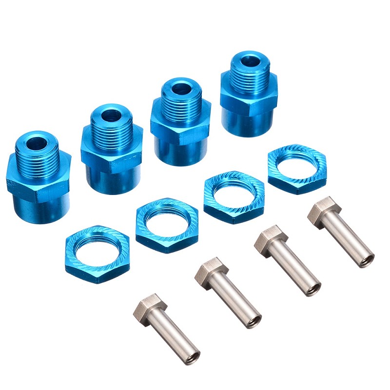 FEICHAO 4PCS/lot 12mm to 17mm Wheel Hex Conversion Adapter For Arrma Traxxas Redcat HPI HSP Kysho 1/10 RC Model Car DIY Upgrade