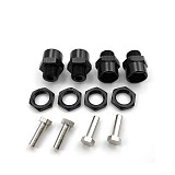 FEICHAO 4PCS/lot 12mm to 17mm Wheel Hex Conversion Adapter For Arrma Traxxas Redcat HPI HSP Kysho 1/10 RC Model Car DIY Upgrade