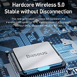 Baseus New Bluetooth Wireless 5.0 FM Transmitter Modulator Dual USB Car Charger MP3 Player