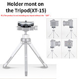FEICHAO TPC-60 360 Degree Tripod Head Panoramic Clamp Aluminum Adapter Monopods Quick Release Plate Arca Swiss For Camera DSLR